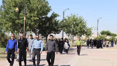  همایش پیاده‌روی دانشگاهیان علوم پزشکی استان سمنان به مناسبت هفته خوابگاه‌ها و سلامت برگزار شد